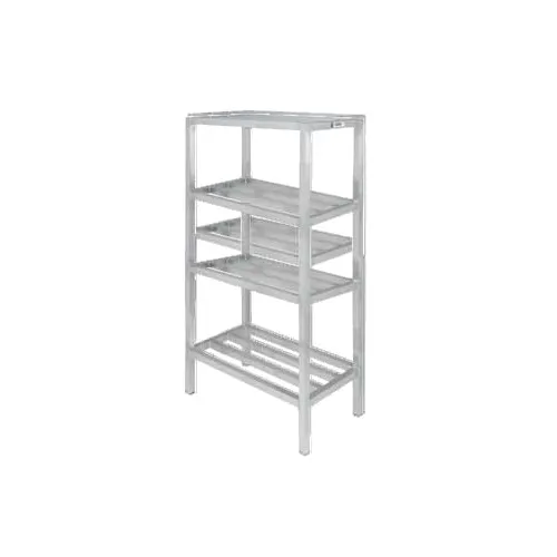 Channel ED2042-4 NSF All-Welded 4 Shelf Aluminum Dunnage Shelving - 42" x 20" x 64"