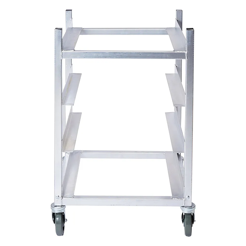 Channel GRR-83 Aluminum Dish Dolly, 4-Rack 20x20, Silver, 36H, NSF Certified