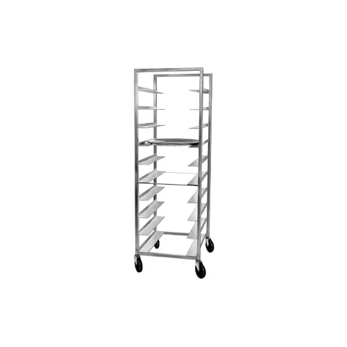 Channel OT-6 Mobile Single Section Glass / Oval Tray Rack - (10) 22" x 27" Oval Trays