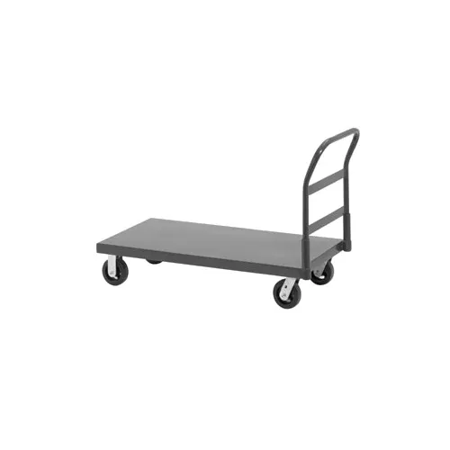 Channel PT2448 Steel Platform Truck, 24"W x 48"D, 2000 lbs Capacity, Smooth Deck, Steel Frame