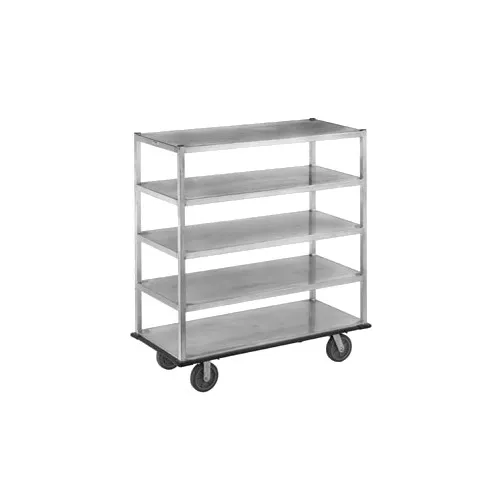 Channel QMA2860-4 Aluminum Queen Mary Banquet Cart w/ 4 Shelves, Marine Edges