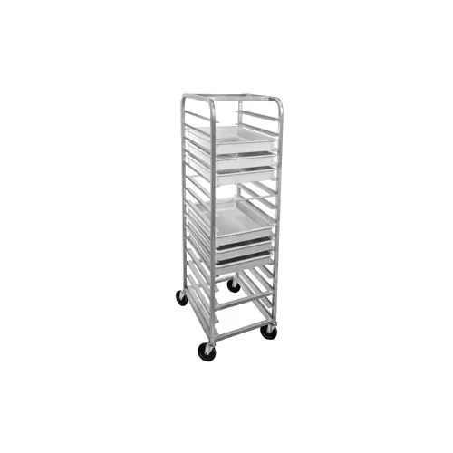 Channel RB-46 End Load Aluminum Pizza Pan / Dough Box Rack w/ 13 Pans