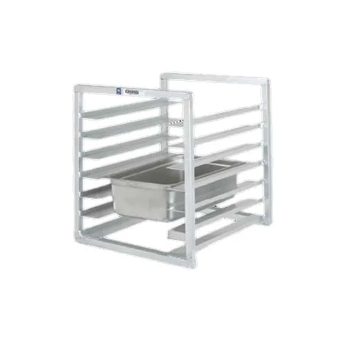 Channel RIUTR-7 7 Pan Aluminum Reach-In Bun Pan / Steam Table Pan Rack, End Load