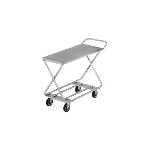 Channel STKG100H Chrome Plated Steel Stocking Truck w/ Galvanized Deck / Handle
