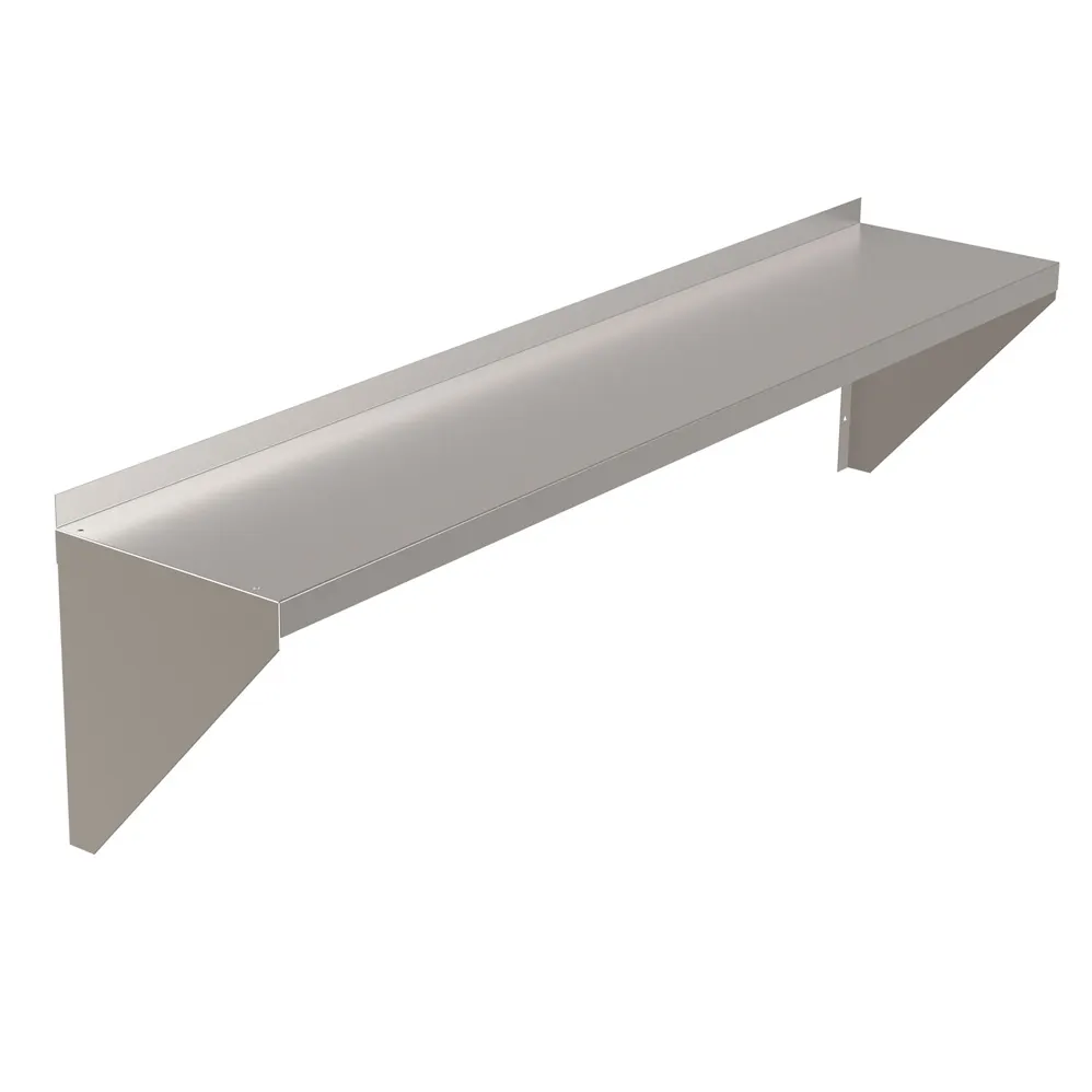 Choice Equipment SU96-3618-S Solid Stainless Steel Wall Mounted Shelf - 36" x 18"