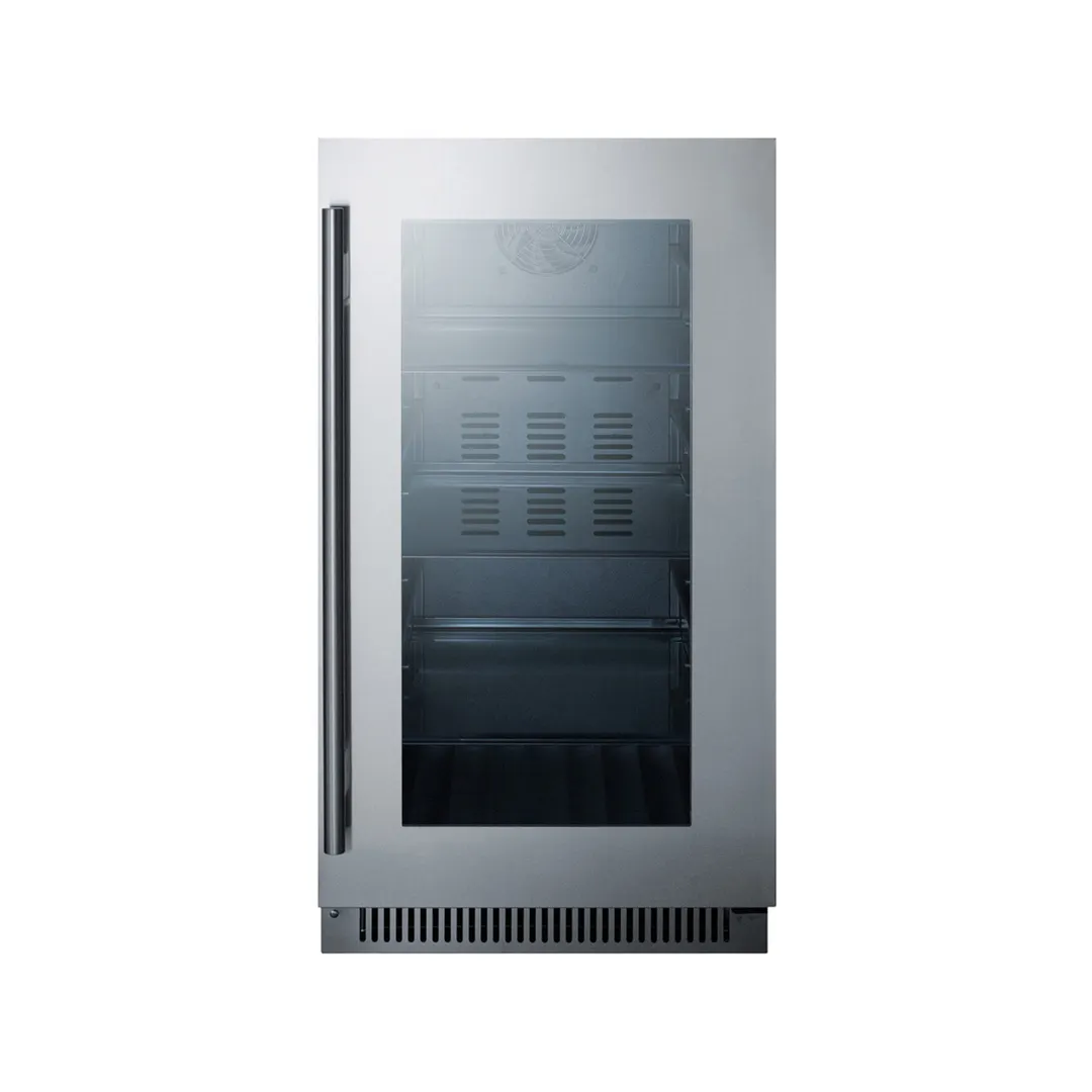 Summit CL181WBV Countertop Beverage Center Merchandiser in Black, 2.9 cu. ft.