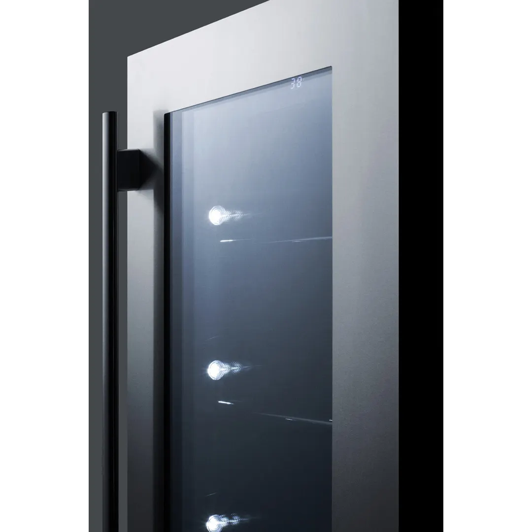 Summit CL181WBV Countertop Beverage Center Merchandiser in Black, 2.9 cu. ft.