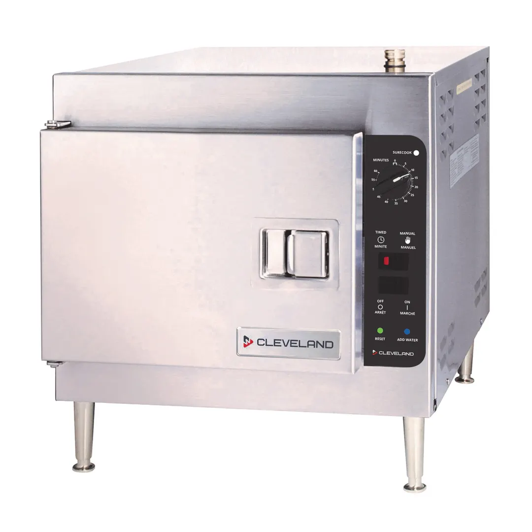Cleveland 21CET82083EZT SteamCraft Ultra 3 Pan Electric Countertop Convection Steamer, 208V, 3 Ph