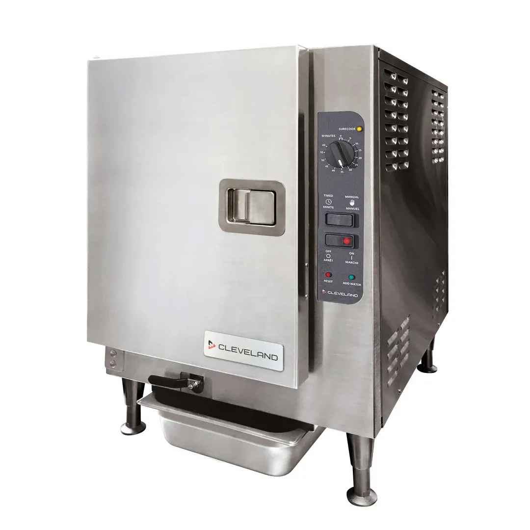 Cleveland 22CCT6 6 Pan Countertop Boilerless Electric Convection Steamer, Connectionless