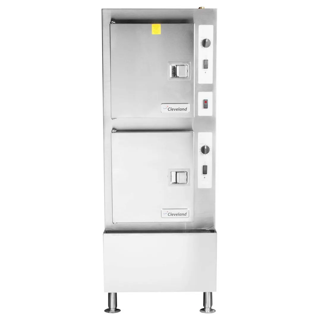 Cleveland 24CEA10 10 Pan Electric Pressureless Convection Steamer, Double Stacked, Electric Generator