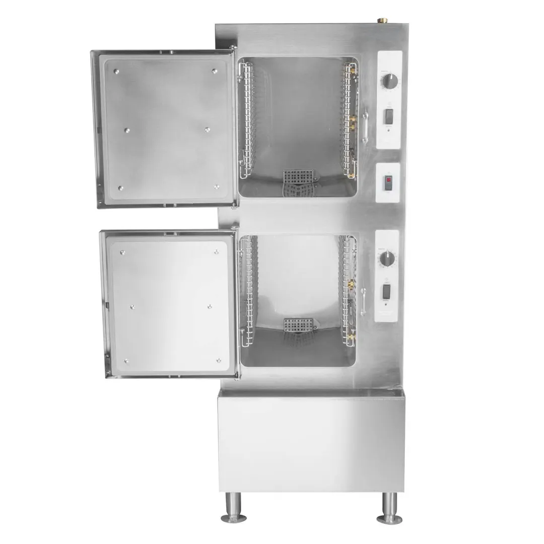 Cleveland 24CEA10 10 Pan Electric Pressureless Convection Steamer, Double Stacked, Electric Generator