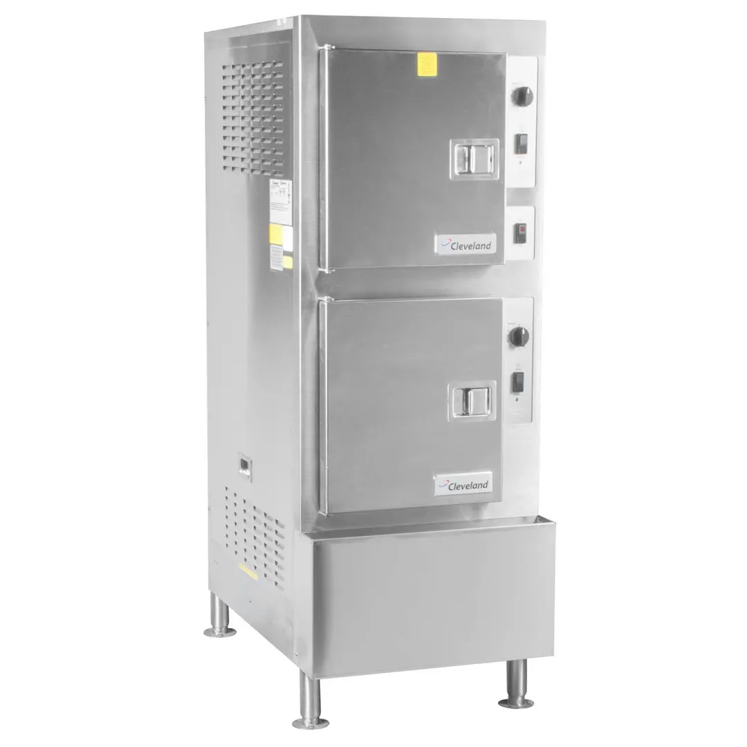 Cleveland 24CEA10 10 Pan Electric Pressureless Convection Steamer, Double Stacked, Electric Generator