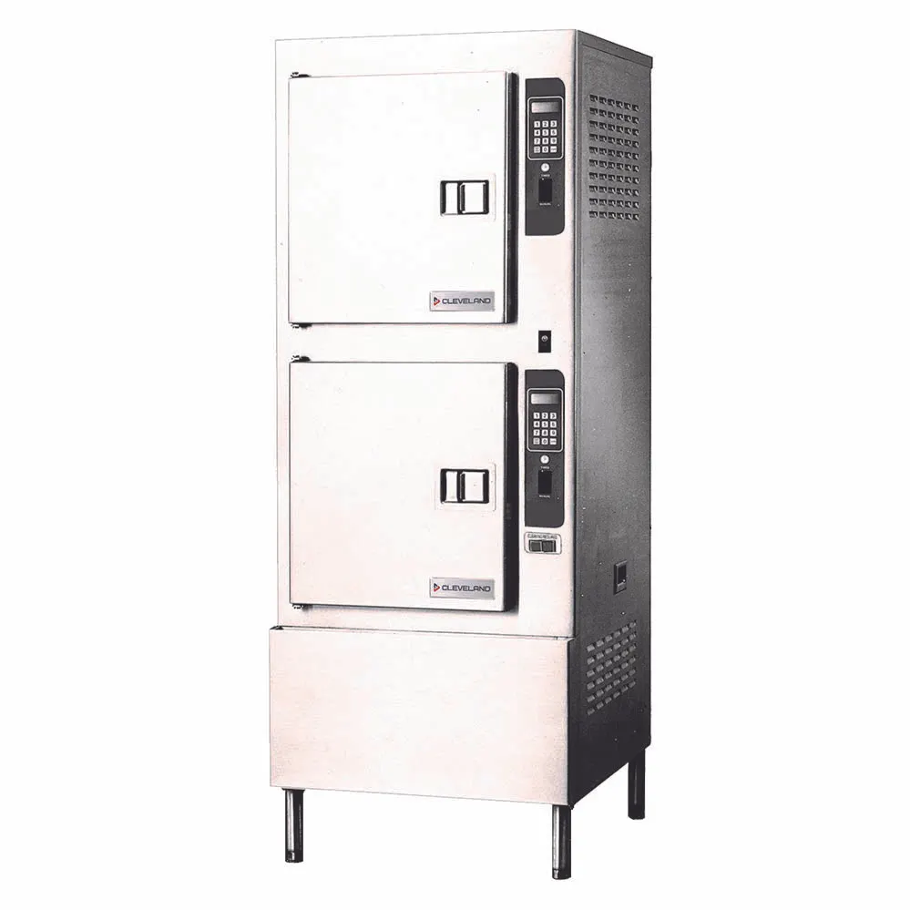 Cleveland 24CEA10.24803EZTQS 10 Pan Electric Pressureless Convection Steamer, (2) Stacked, 480V