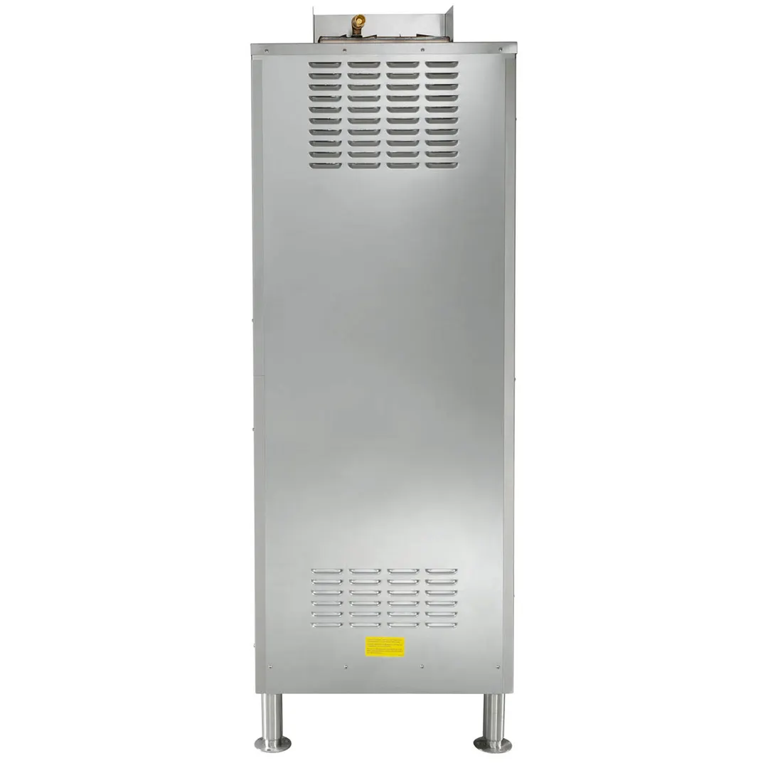 Cleveland 24CGA10 10 Pan Floor Gas Convection Steamer, (2) Stacked, Cabinet, 125.000 BTU