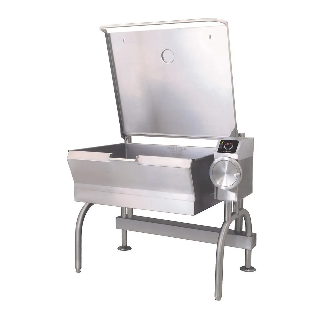 Cleveland SEL40T1 40 Gallon PowerPan Electric Tilt Skillet, Open Base, 208V, 3 pH, 18 kW