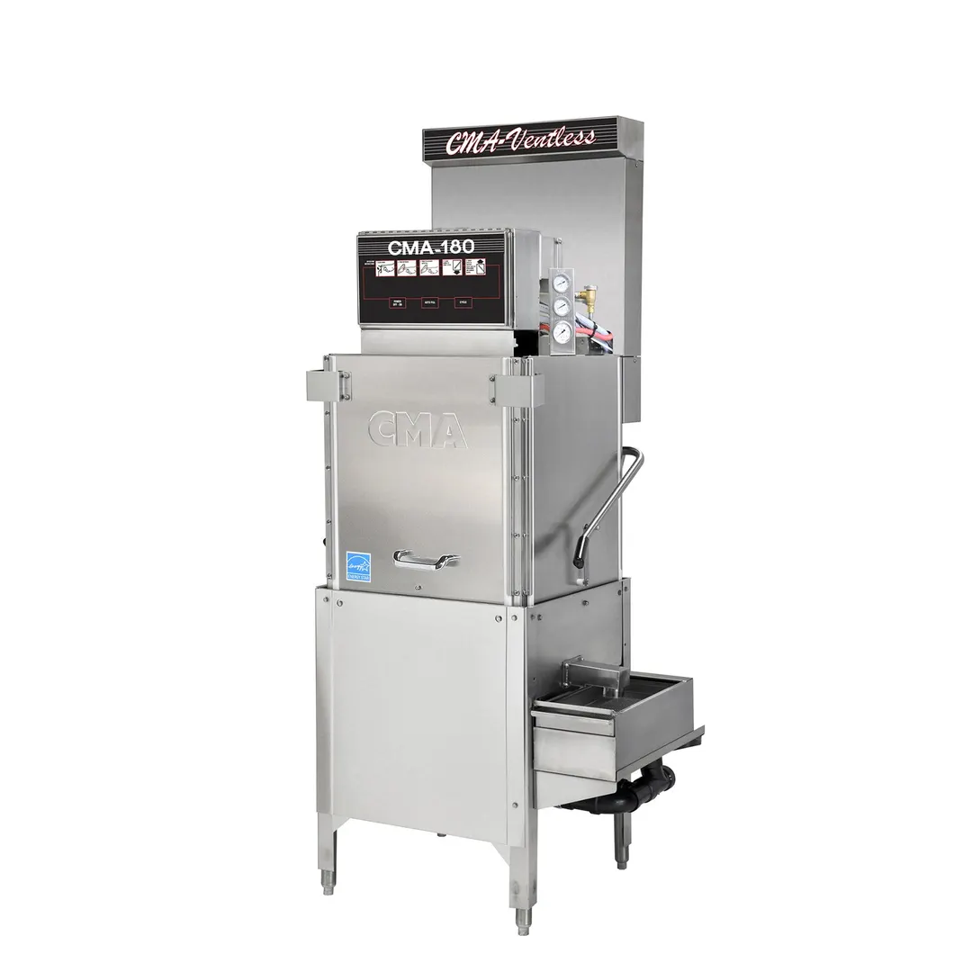 CMA Dishmachines 180-VL TALL 26" Door Type Ventless Dishwasher, 40 Racks/Hr - High Temp with Booster