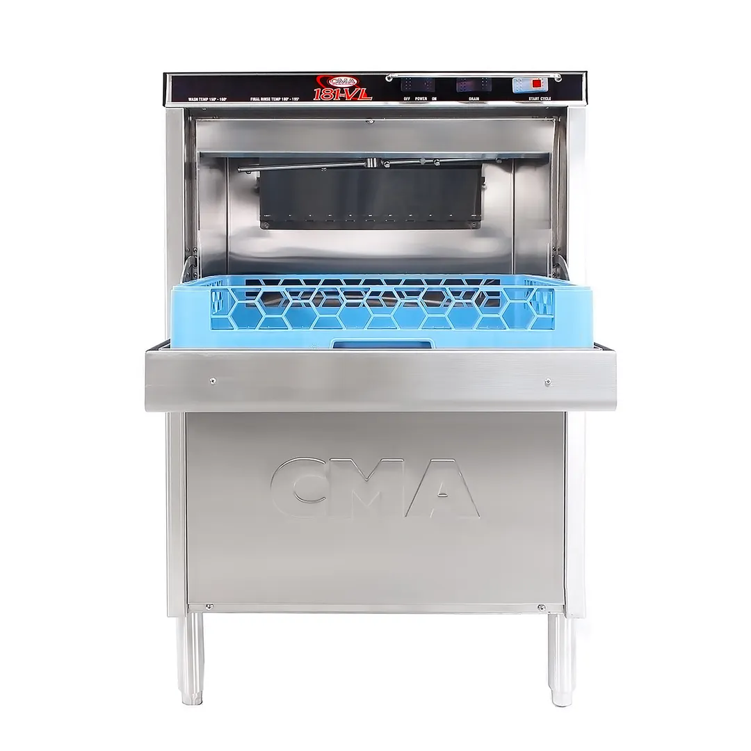 CMA Dishmachines 181 VL 24" Door Type Undercounter Glasswasher, High Temp - 600 Glass/Hr - 208V