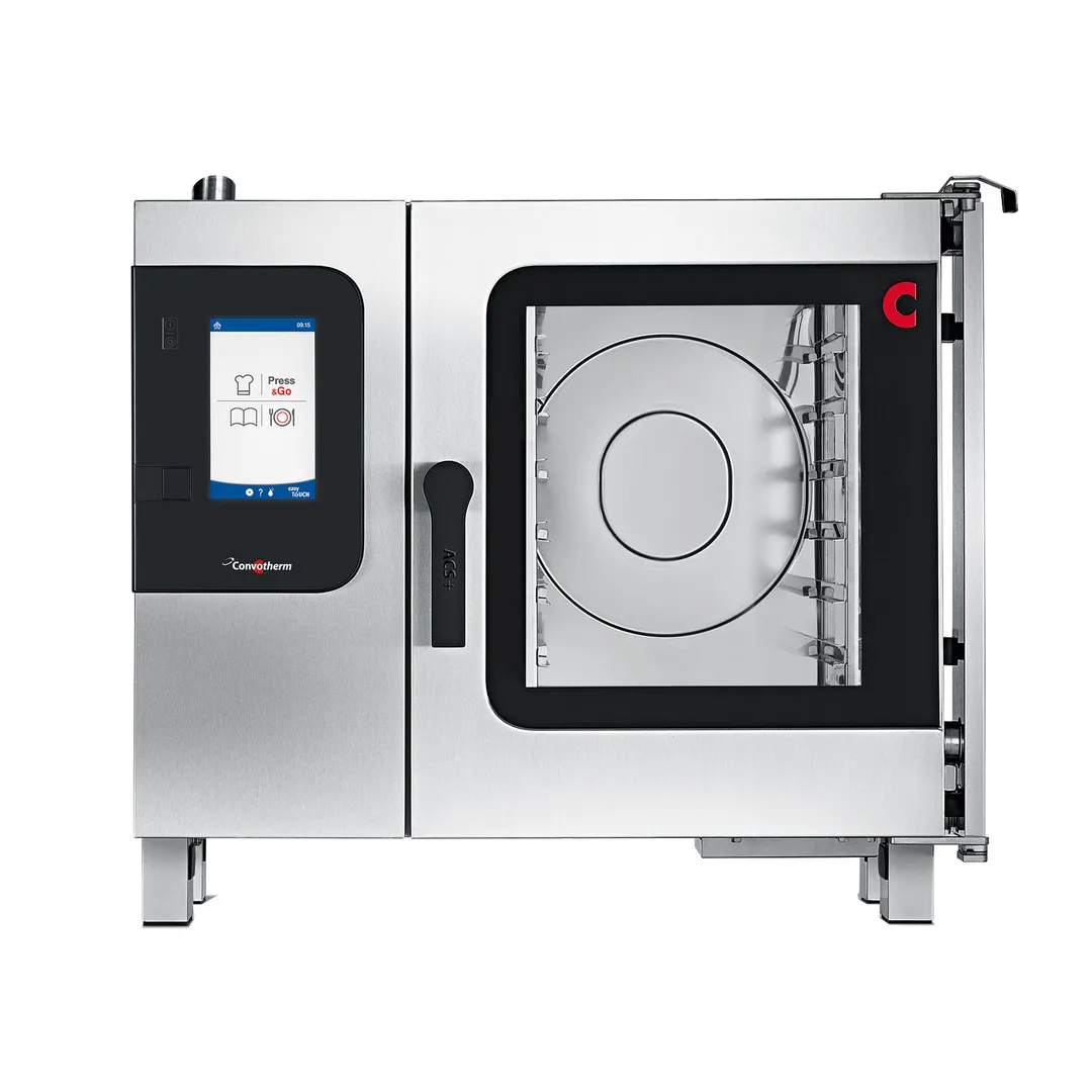 Convotherm K12 C4 ET 6.10GB-N ON 6.10GB-N DD STACK Half Size 12-Pan Gas Combi Oven w/ Steam Generator, 67.000 BTU