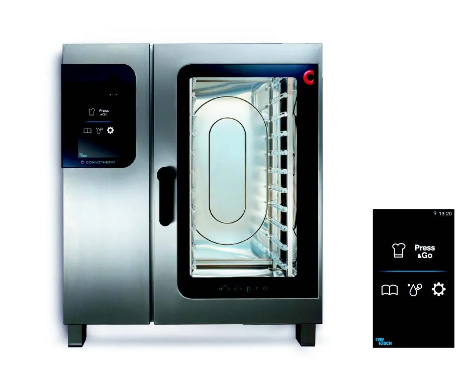 Convotherm C4 ET 10.10EB-N Half Size 10 Pan Electric Combi Oven w/ easyTouch Control, Steam Generator