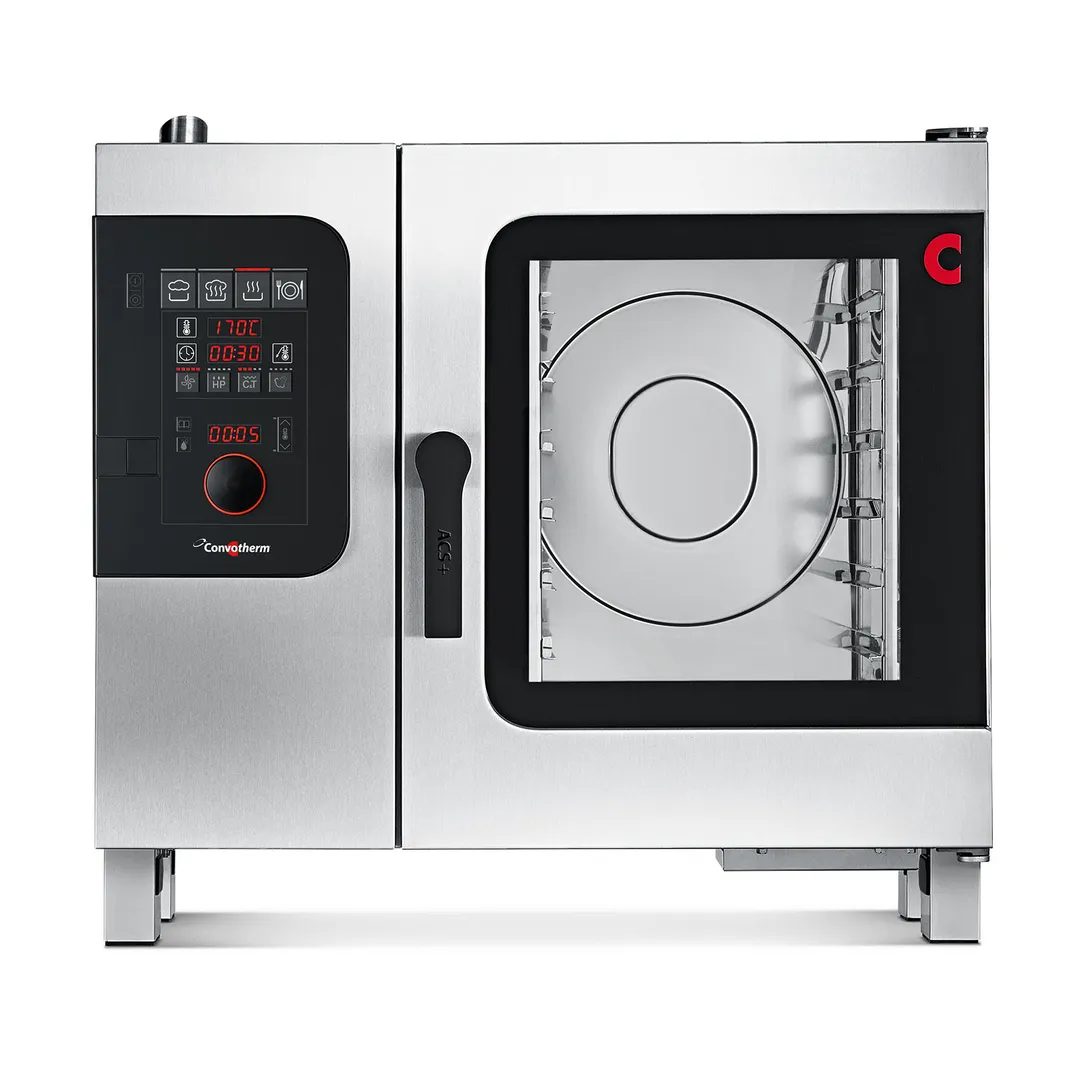 Convotherm C4ED6.10GS RH Half-Size Gas Combi Oven w/ Programmable Controls, Boilerless