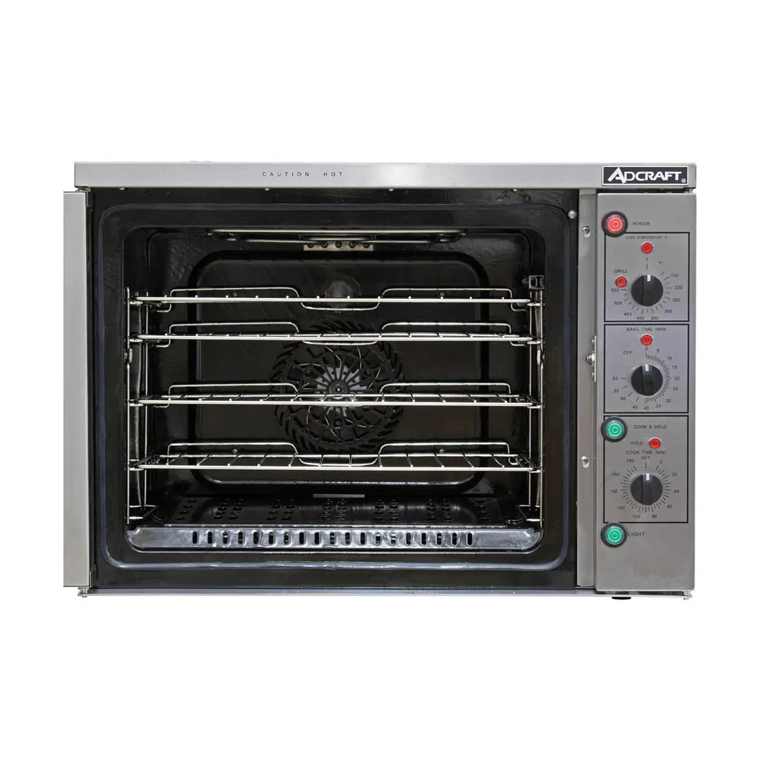 Adcraft COH-3100WPRO Single Deck Electric Convection Oven w/ 4-Pan Capacity, Half-Size