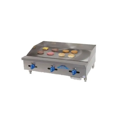 Comstock-Castle 3248MG 48" Countertop Gas Griddle with Manual Controls, 1" Steel Plate, 100.000 BTU