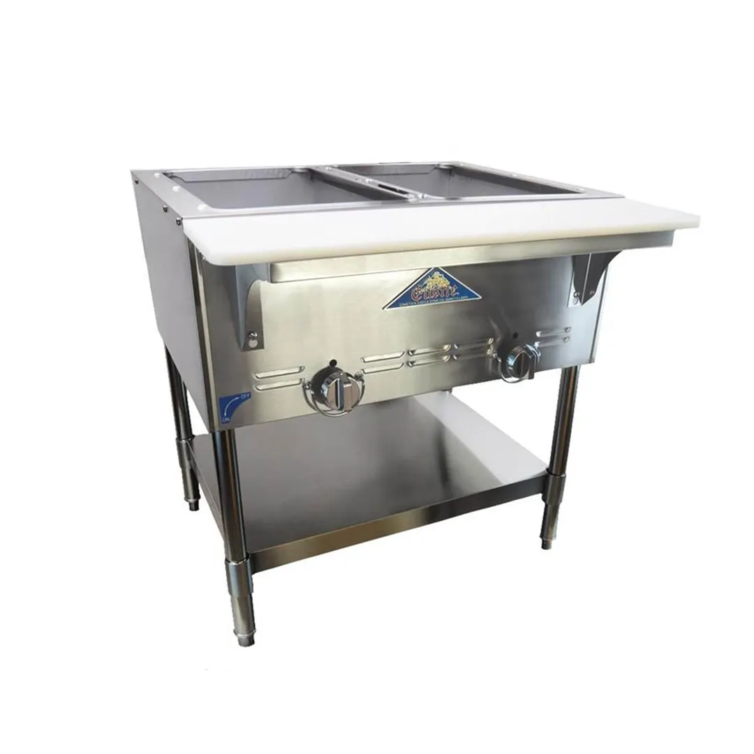 Comstock-Castle CCGST-2-N 30" Natural Gas Hot Food Table with (2) Dry Wells