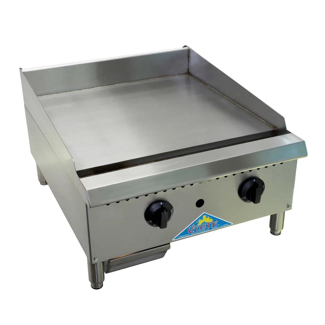 Comstock-Castle CCHG-60T-1 60" Countertop Gas Griddle with Thermostat/Solid State Controls