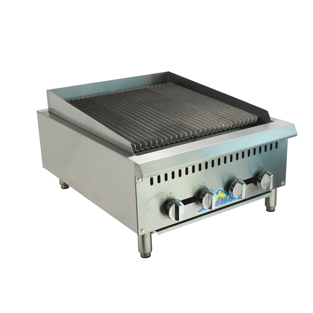 Comstock-Castle CCHRB24 24" Countertop Gas Radiant Charbroiler w/ (4) Burners, 80.000 BTU