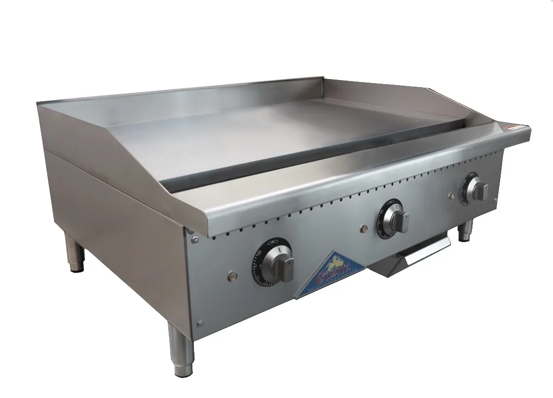 Comstock-Castle CS-24EG 24" Countertop Electric Griddle with 24” x 20.7” Surface, Smooth Steel Plate