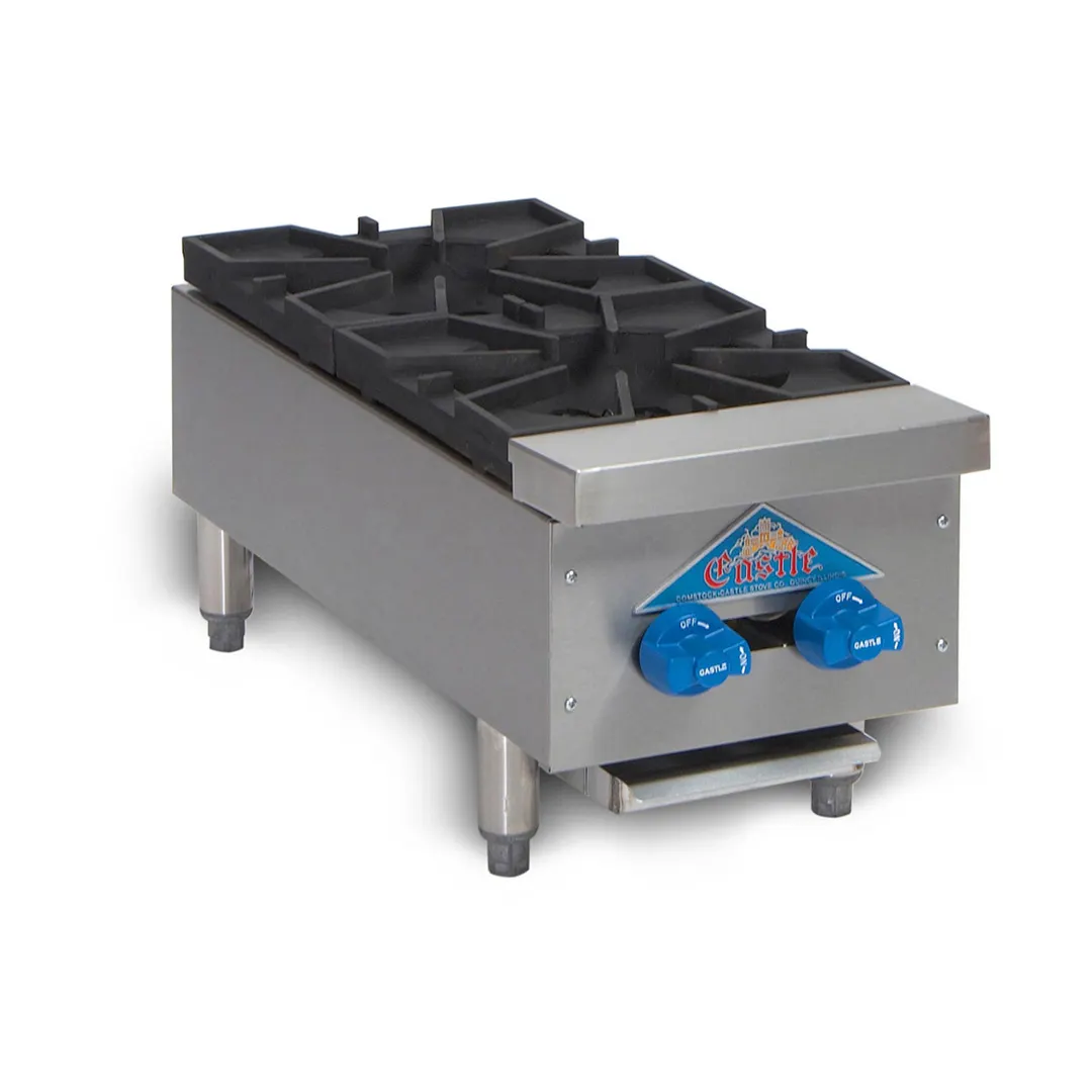 Comstock-Castle FHP36 36" Countertop Gas Hotplate with (6) Burners, Manual Controls, 144.000 BTU