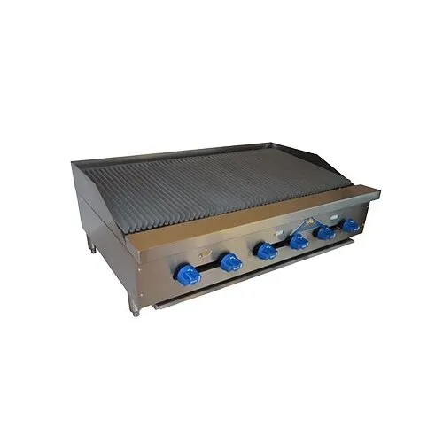 Comstock-Castle FHP42-3.5RB 42" Countertop Gas Radiant Charbroiler w/ (6) Burners, 120.000 BTU