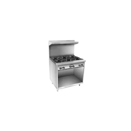 Comstock-Castle FK18 18" Gas Heavy Duty Range w/ (2) Open Burners, (1) Open Cabinet Base, 80.000 BTU