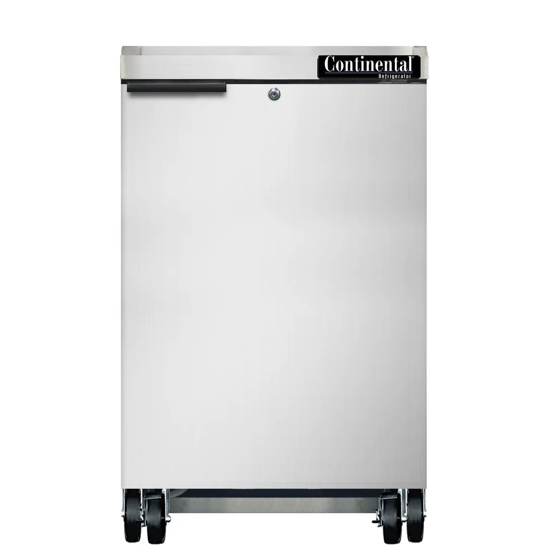 Continental Refrigerator BB24NSS Refrigerated Back Bar Cooler w/ Solid Door, 8 Cu Ft, 24" W