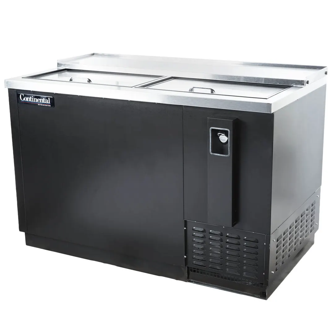 Continental Refrigerator BC50N 50" Black Horizontal Bottle Cooler