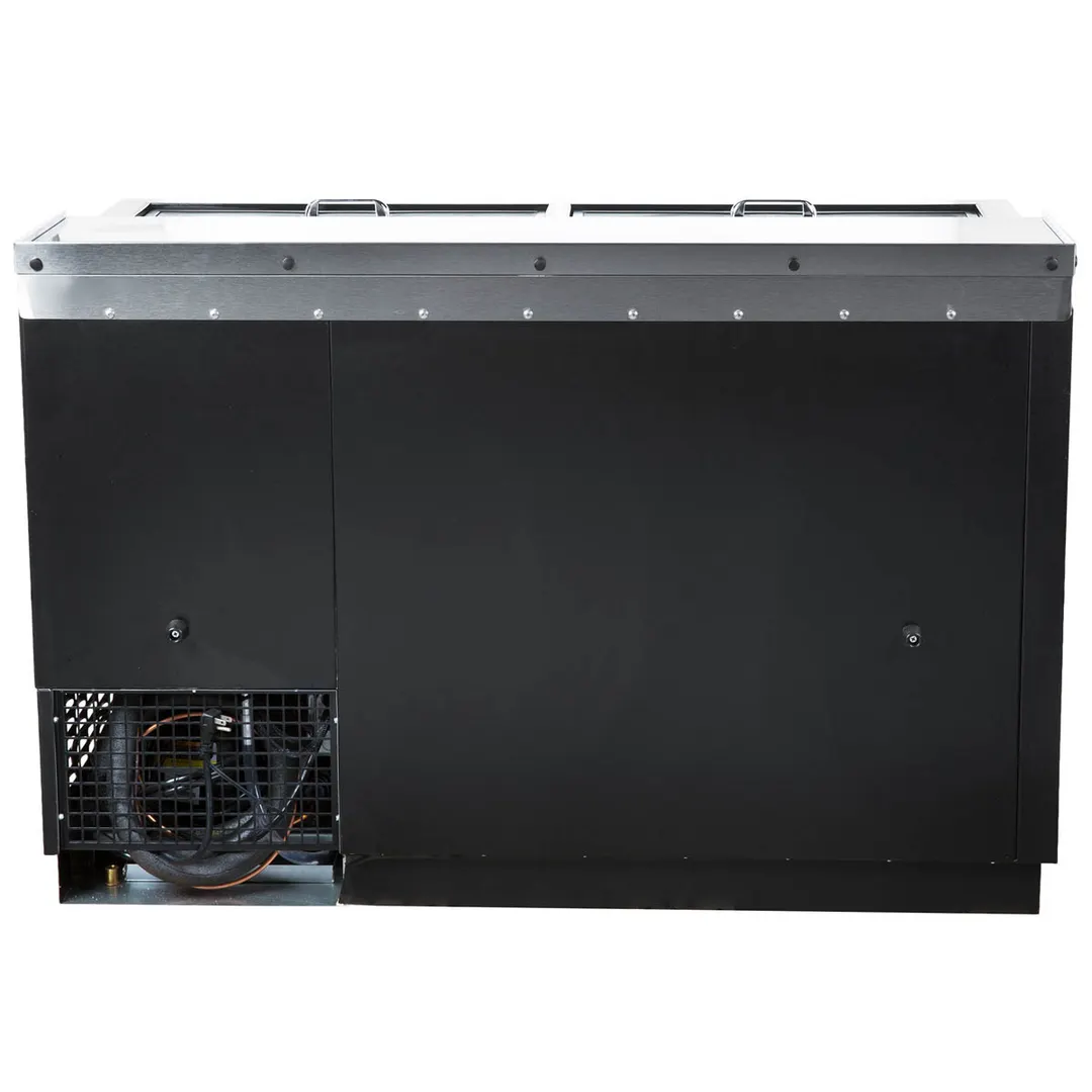 Continental Refrigerator BC50N 50" Black Horizontal Bottle Cooler