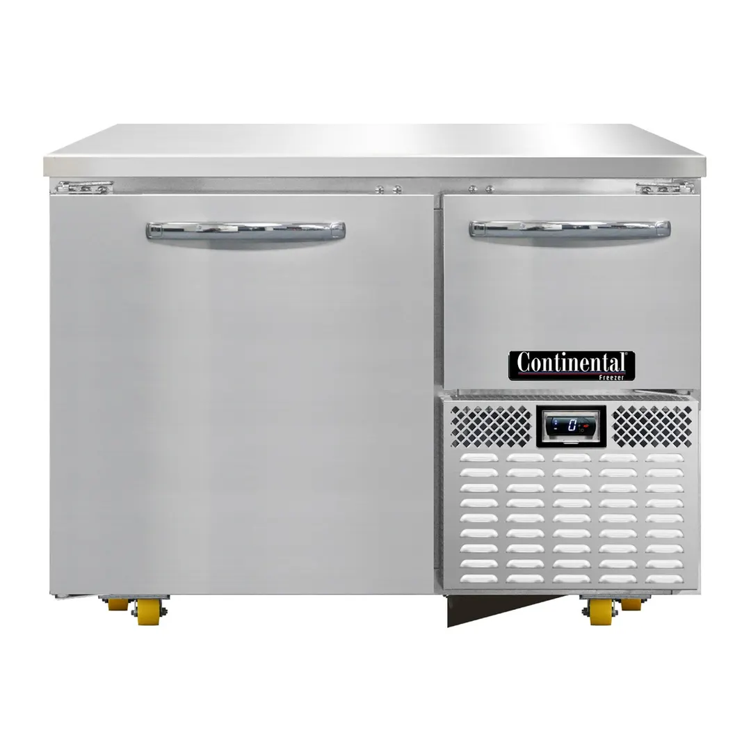 Continental Refrigerator FA43N-U 43" Undercounter Freezer w/ 1 Full &1 Half Door, 12 Cu. Ft.