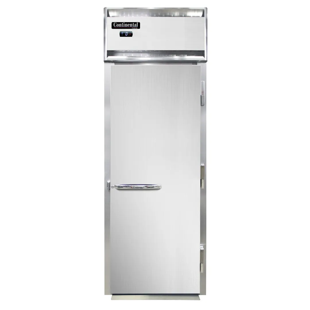 Continental Refrigerator D1FINSSE 35" 1-Section Roll-In Freezer, 1-Solid Door, Top Mounted, 34 cu. ft., Stainless Steel