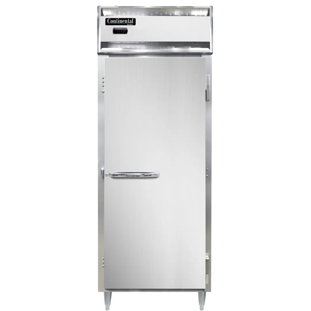 Continental Refrigerator DL1WE 1-Section Heated Holding Cabinet, Extra Wide, Stainless Steel & Aluminum, Solid Door