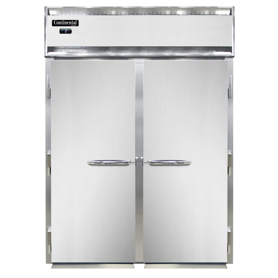 Continental Refrigerator D2FIN 68" 2-Section Roll-In Freezer, 2 Solid Doors, Top Mounted, 64 cu. ft.