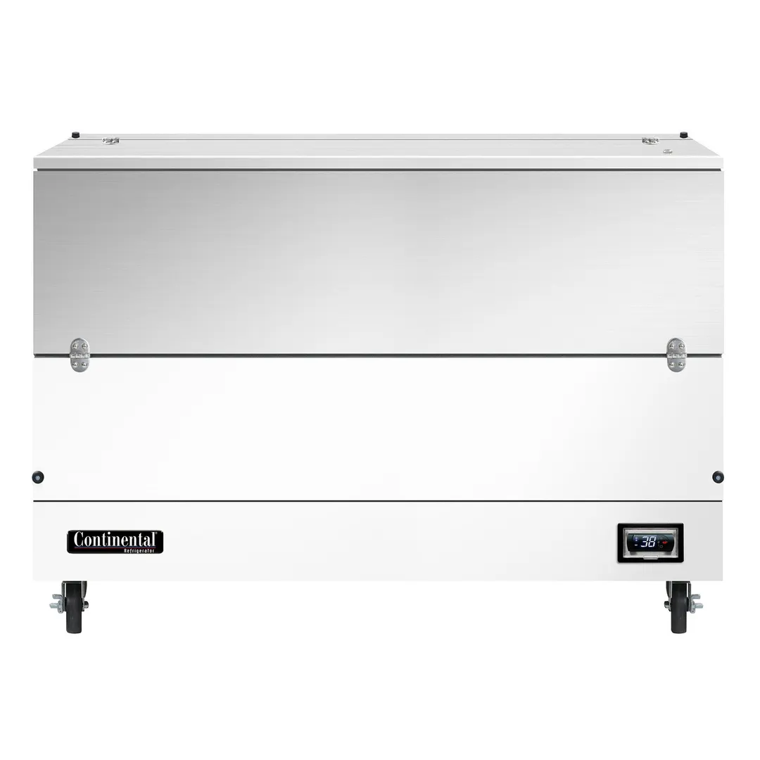 Continental Refrigerator MC5NSCW 58" Single Sided Milk Cooler, Cold Wall, 16 Crates Capacity
