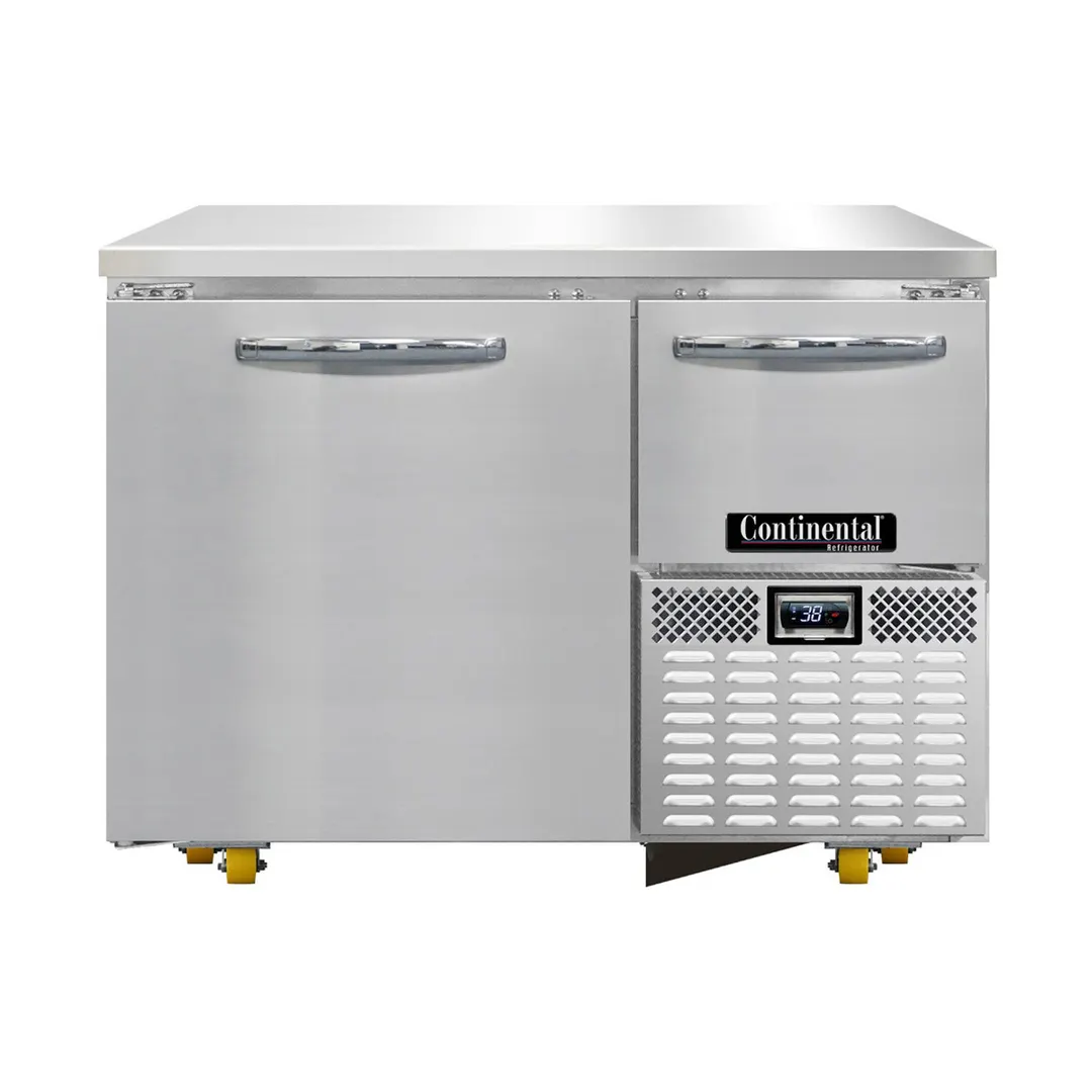 Continental Refrigerator RA43N-U 43" Undercounter Refrigerator w/ 1 full & 1 Half Doors