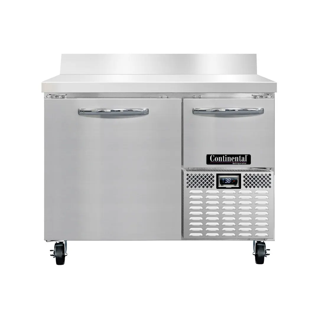 Continental Refrigerator RA43NBS 43" Worktop Refrigeratorw/ 1 Full & 1 Half Door
