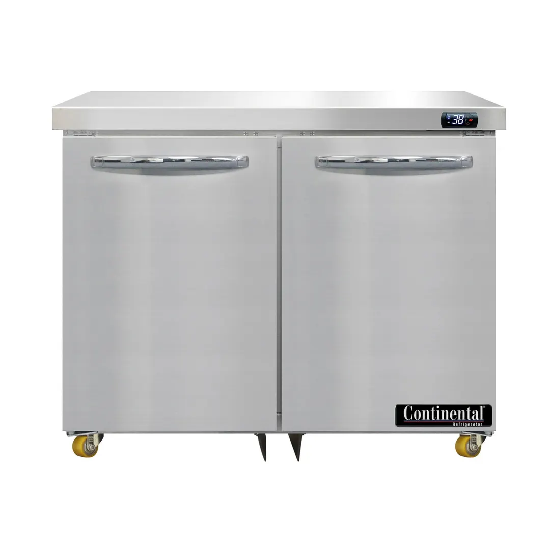 Continental Refrigerator SW36N-U 36" Undercounter Refrigerator w/ 2 Doors, 10.3 cu. ft.