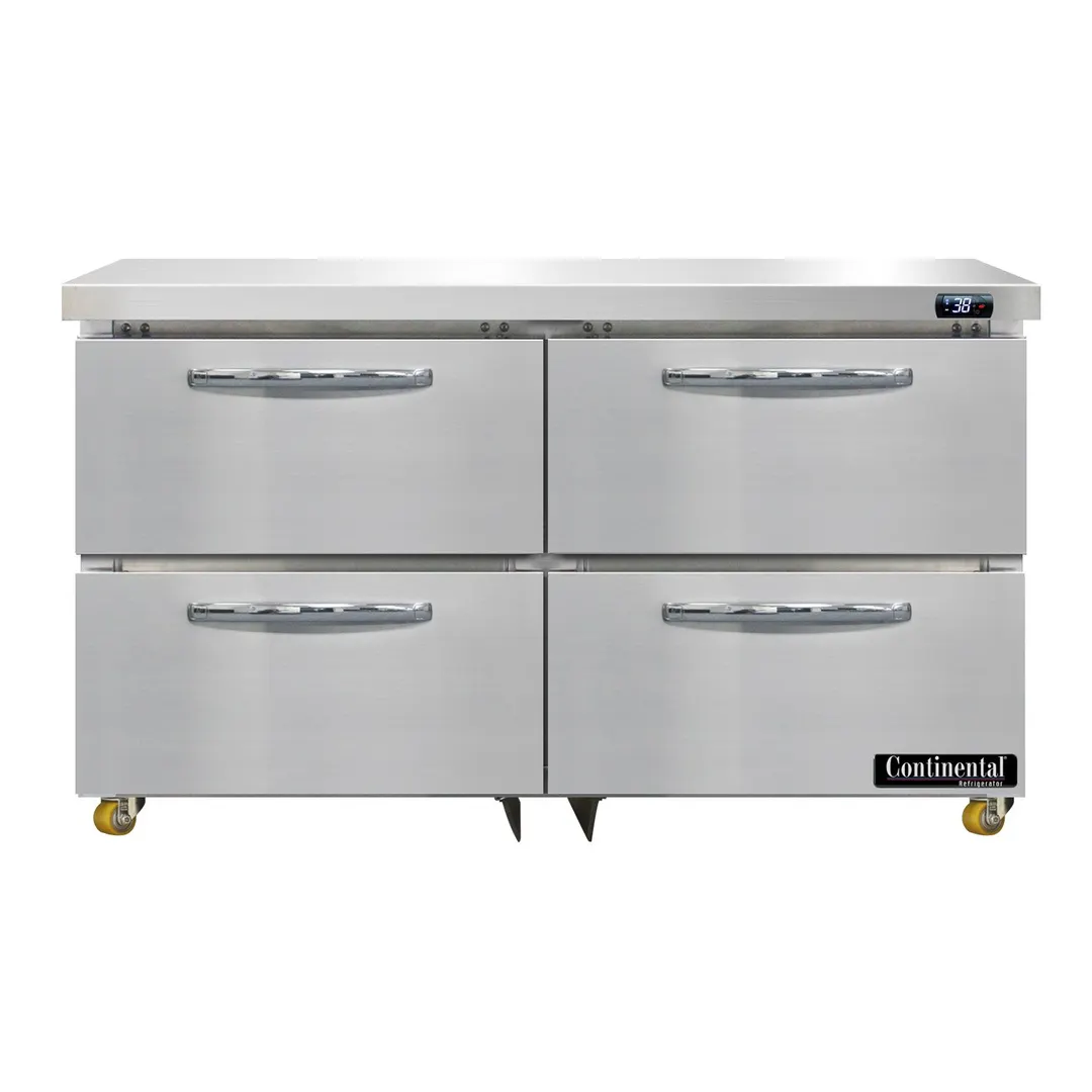Continental Refrigerator SW48-N-U-D 48" Undercounter Refrigerator w/ 4 Drawers, 13.4 cu. ft.