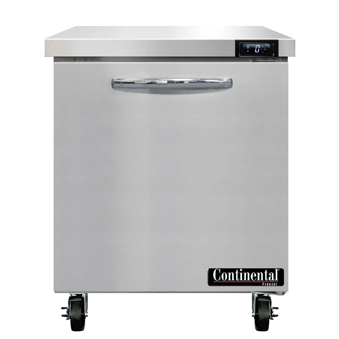Continental Refrigerator SWF27N 27" 1-Section Worktop Freezer w/ 1 Door, 7.4 cu. ft.