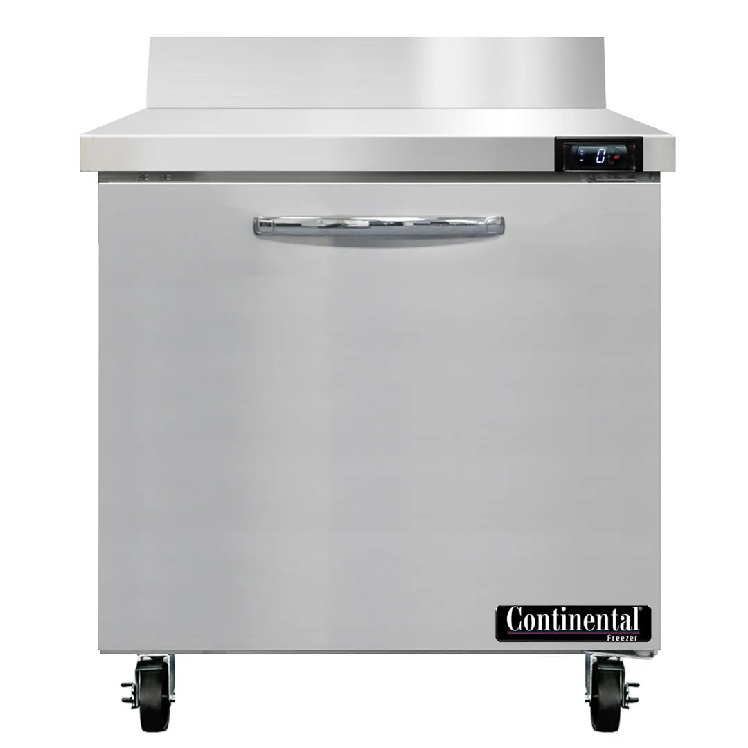 Continental Refrigerator SWF32NBS 32" 1-Section Worktop Freezer w/ 1 Door, 9 cu. ft.