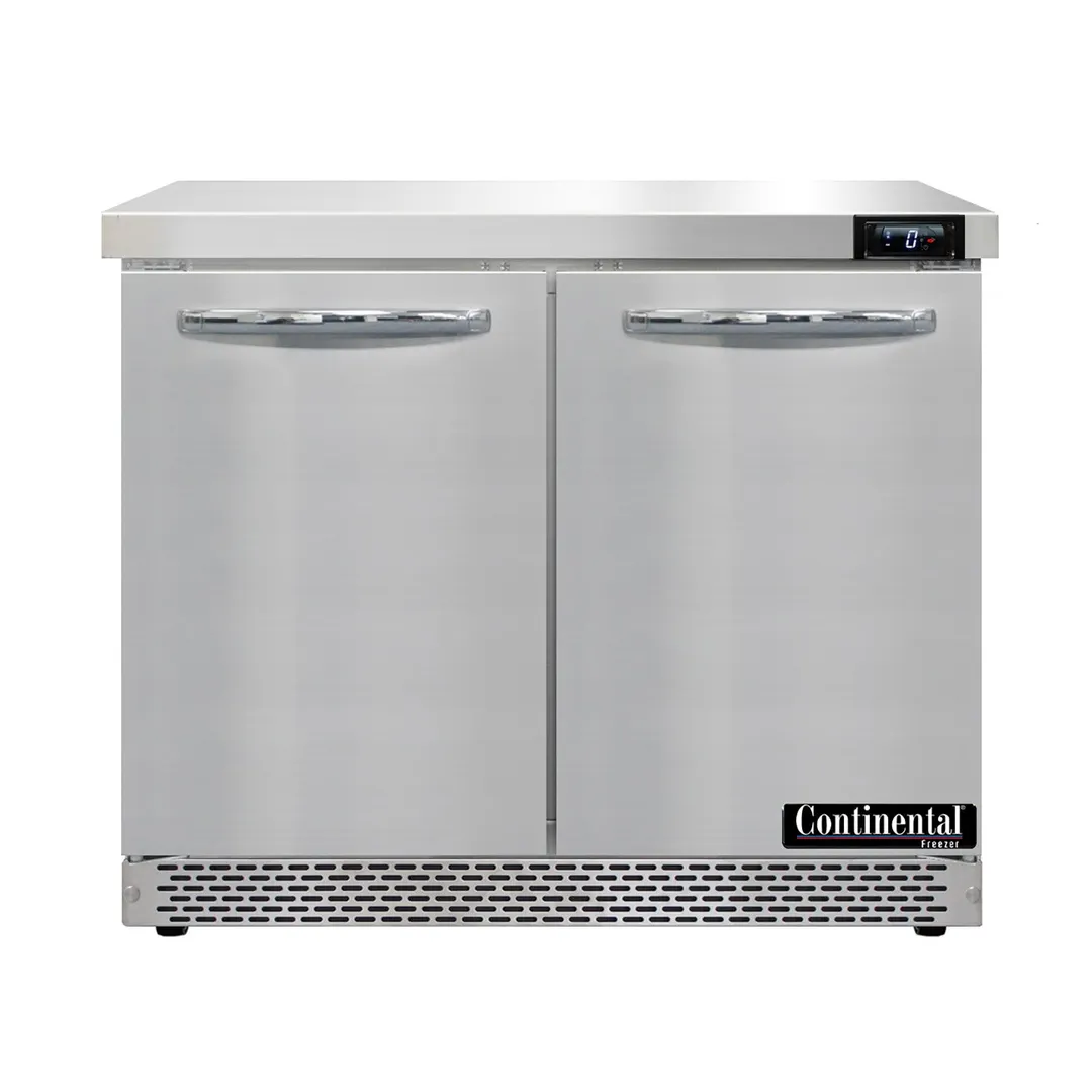 Continental Refrigerator SWF36N-FB 36" 2-Section Worktop Freezer w/ 2 Doors, 10.3 cu. ft.