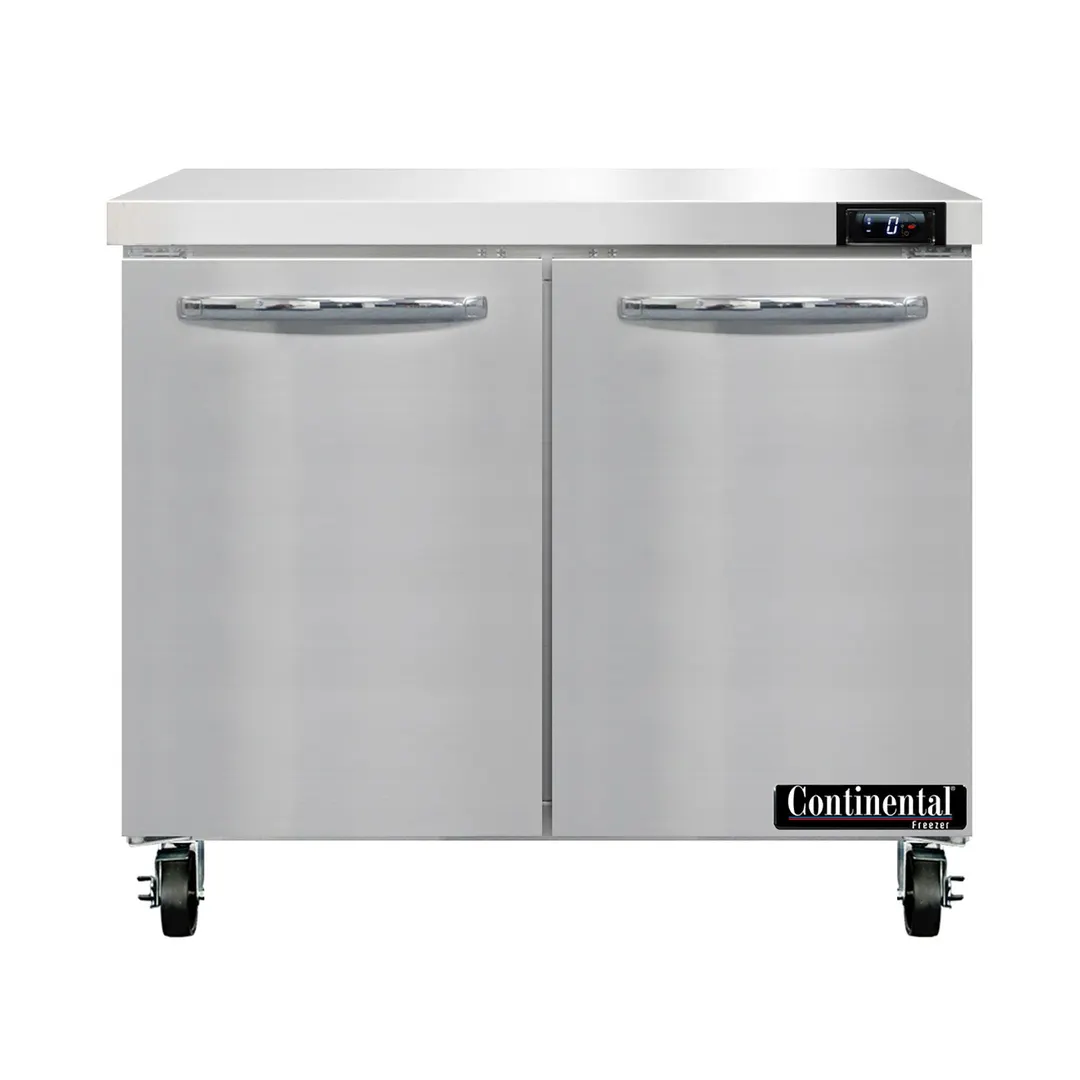 Continental Refrigerator SWF36N 36" 2-Section Worktop Freezer w/ 2 Doors, 10.3 cu. ft.