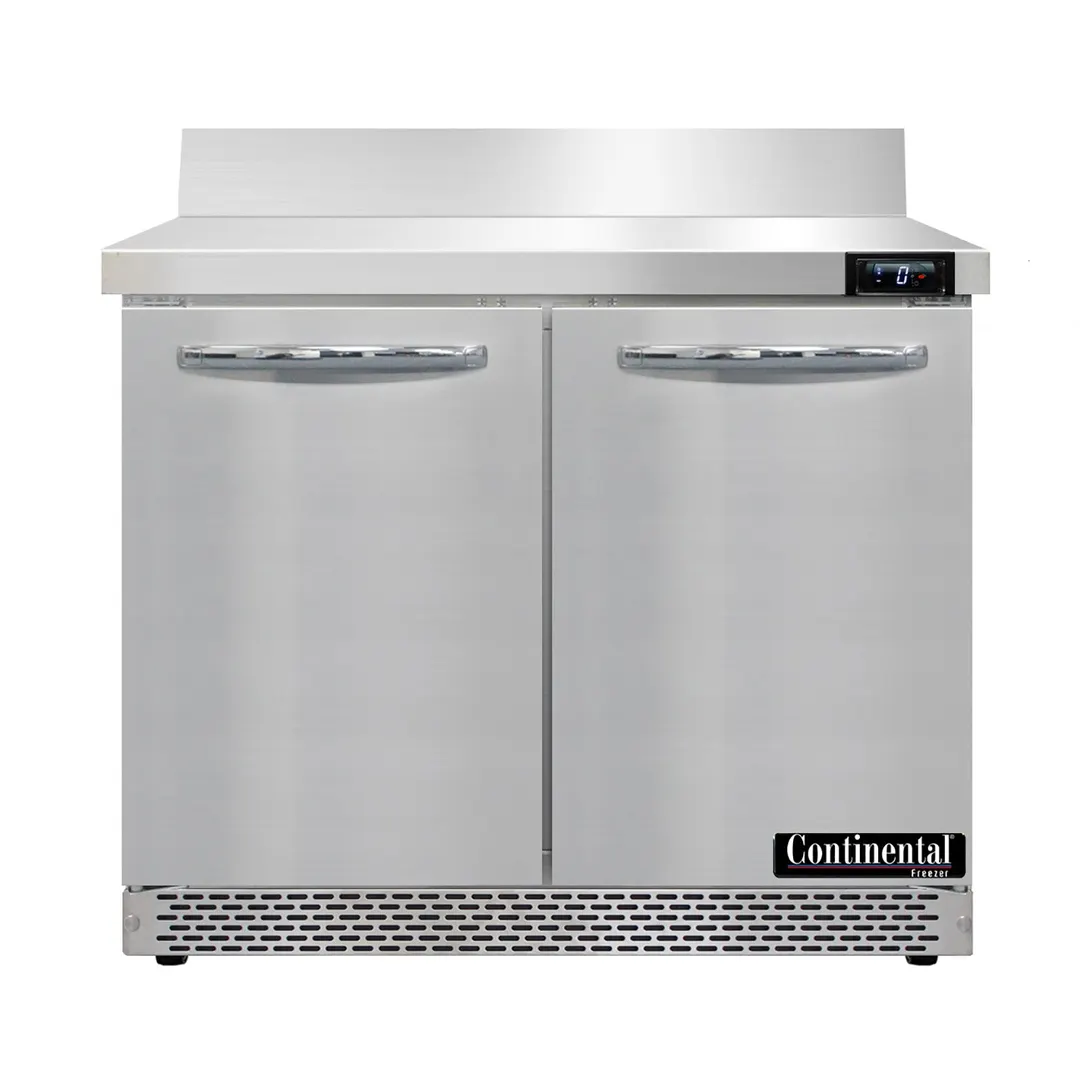 Continental Refrigerator SWF36NBS-FB 36" 2-Section Worktop Freezer w/ 2 Doors, 10.3 cu. ft.